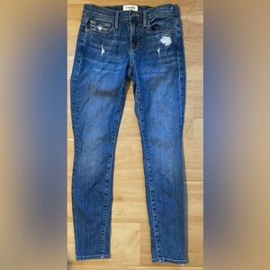 FRAME denim le skinny de jeanne crop jeans 24